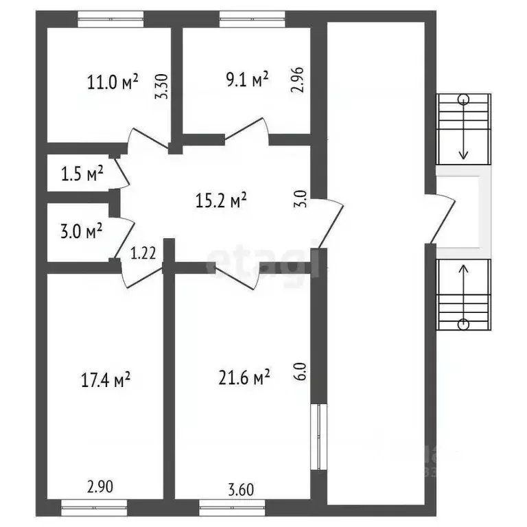 Дом в Башкортостан, Бирск Школьная ул. (80 м) - Фото 2