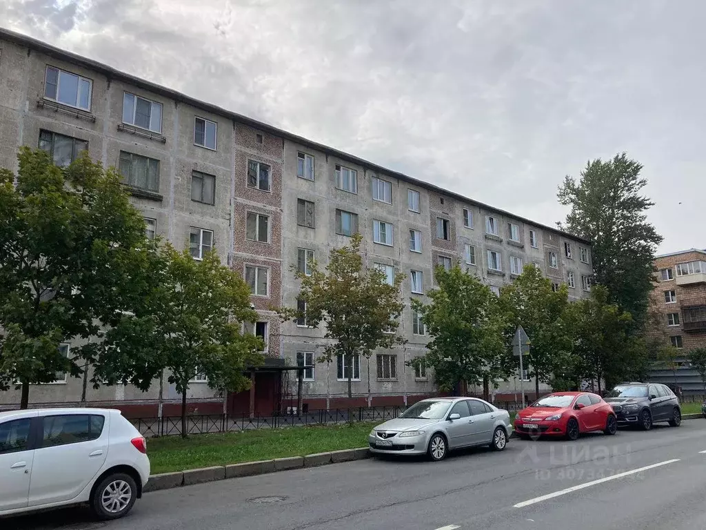 2-к кв. Санкт-Петербург ул. Шелгунова, 10 (45.9 м) - Фото 0