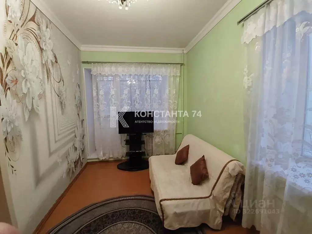 1-к кв. Челябинская область, Челябинск ул. Бажова, 95 (30.0 м) - Фото 0