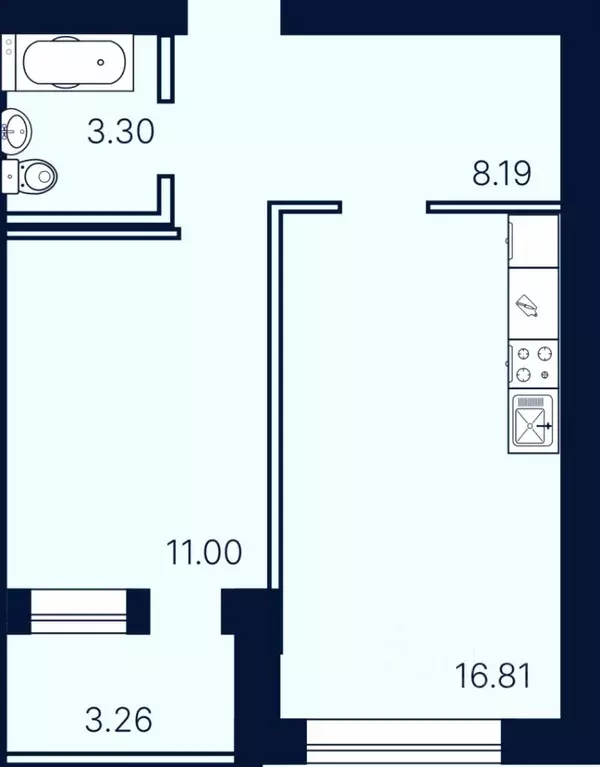 1-к кв. Саратовская область, Саратов Солнечный-2 жилрайон, Сияй-город ... - Фото 1
