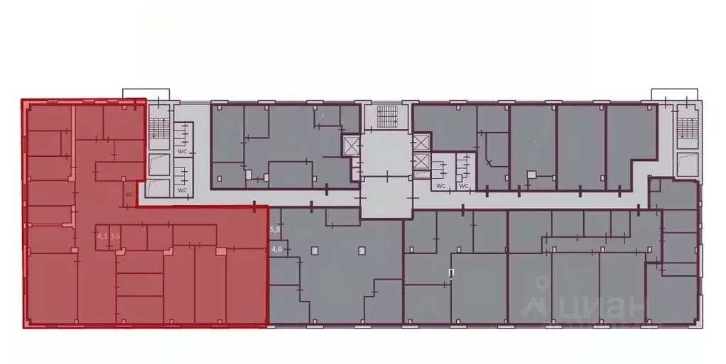 Офис в Москва Барклая ул., 6С3 (1215 м) - Фото 1