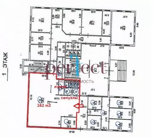Офис в Москва 1-й Казачий пер., 7 (162 м) - Фото 2