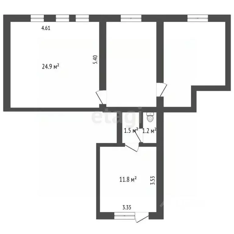 Офис в Крым, Ялта ул. К. Маркса, 4/2 (58 м) - Фото 1