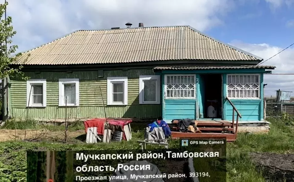Дом в Тамбовская область, Мучкапский муниципальный округ, пос. Красный ... - Фото 1