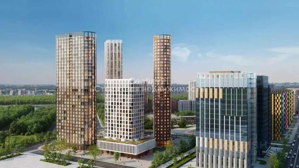 3-к кв. Москва Нагатино Ай-Ленд жилой комплекс, к1 (72.7 м) - Фото 0