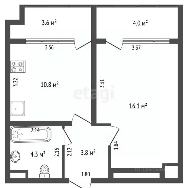 2-к кв. Крым, Феодосия муниципальный округ, Коктебель пгт ул. ... - Фото 1