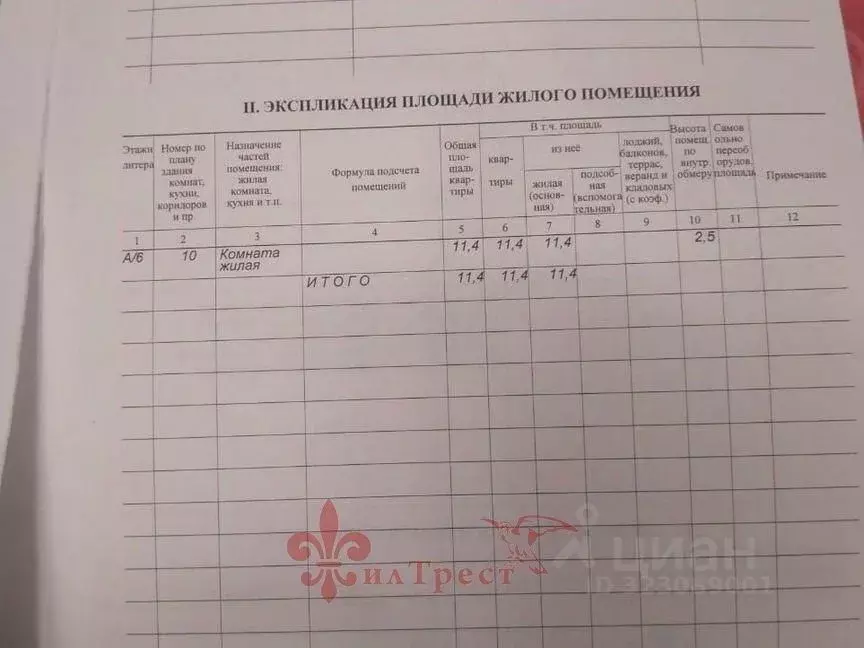 Комната Белгородская область, Белгород ул. Железнякова, 1 (11.4 м) - Фото 2