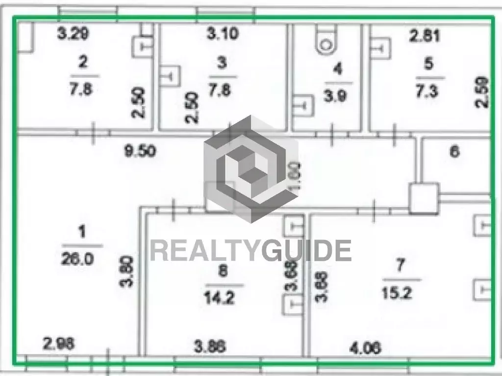 Офис в Москва Лужнецкая наб., 6с5 (85 м) - Фото 1