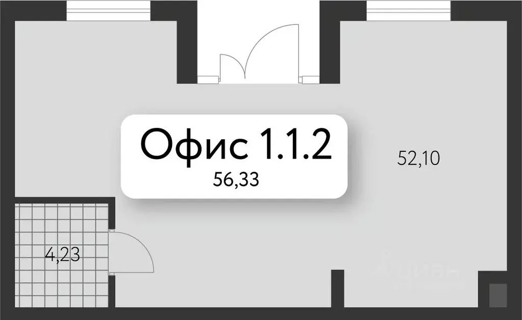 Офис в Свердловская область, Екатеринбург Академический мкр, 3-й кв-л, ... - Фото 1