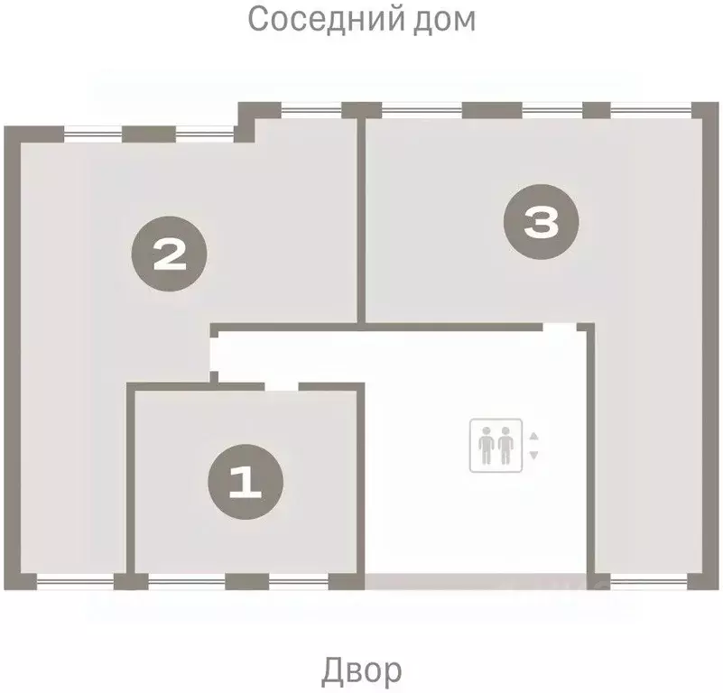 2-к кв. Тюменская область, Тюмень Октябрьский на Туре жилой комплекс ... - Фото 1