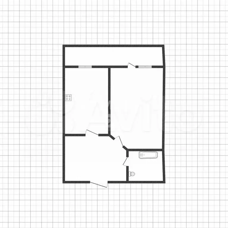1-к. квартира, 40 м, 13/17 эт. - Фото 0