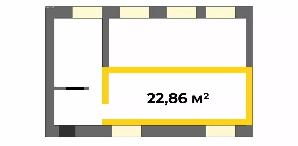 Офис (22.87 м) - Фото 1