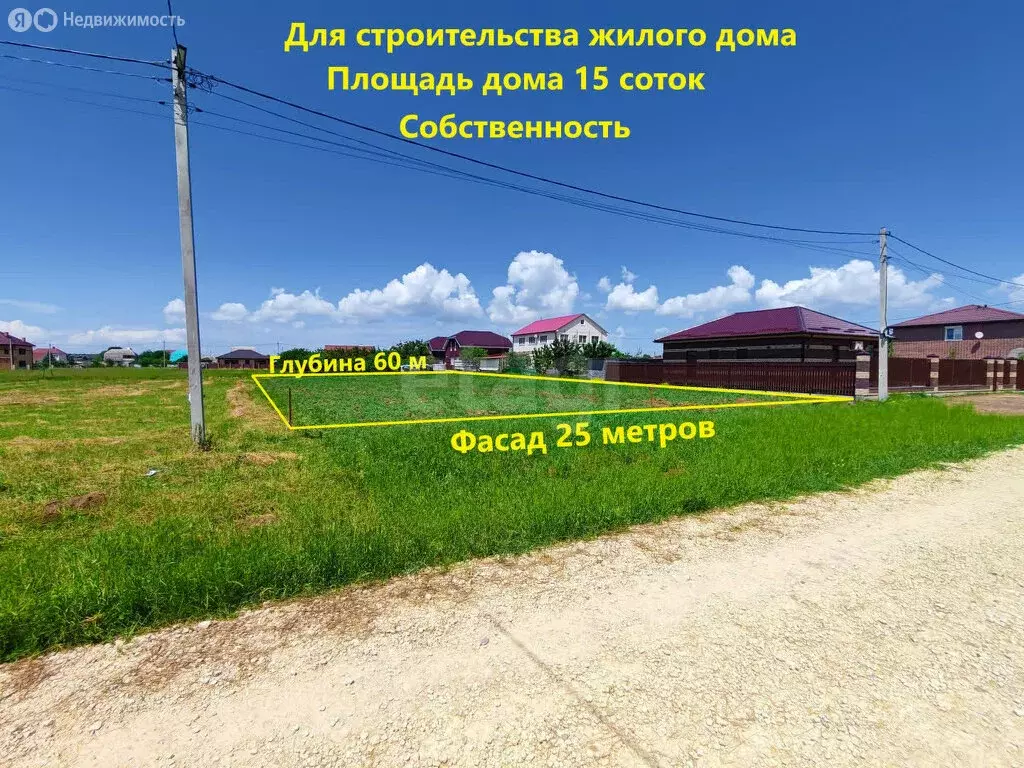 Участок в Сенной, Фанагорийская улица (15 м) - Фото 0