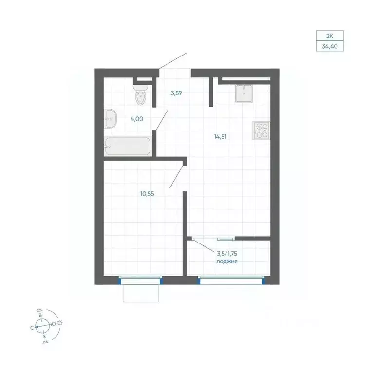 1-к кв. Челябинская область, Челябинский городской округ, пос. ... - Фото 0