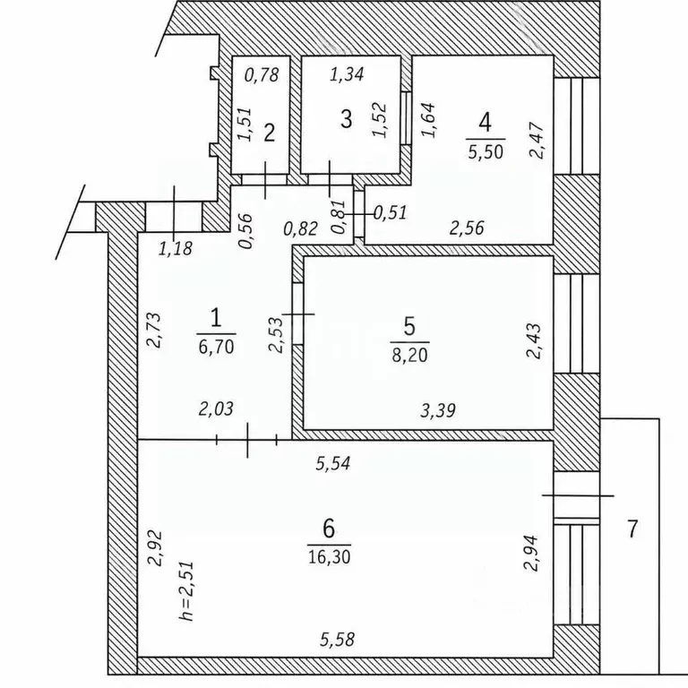 1-к кв. Чувашия, Чебоксары ул. Тимофея Кривова, 5 (39.9 м) - Фото 2