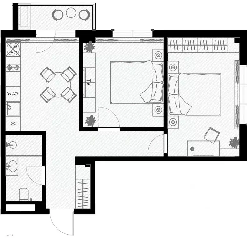 2-к кв. Краснодарский край, Сочи ул. Ленина, 290/8к3 (54.2 м) - Фото 0
