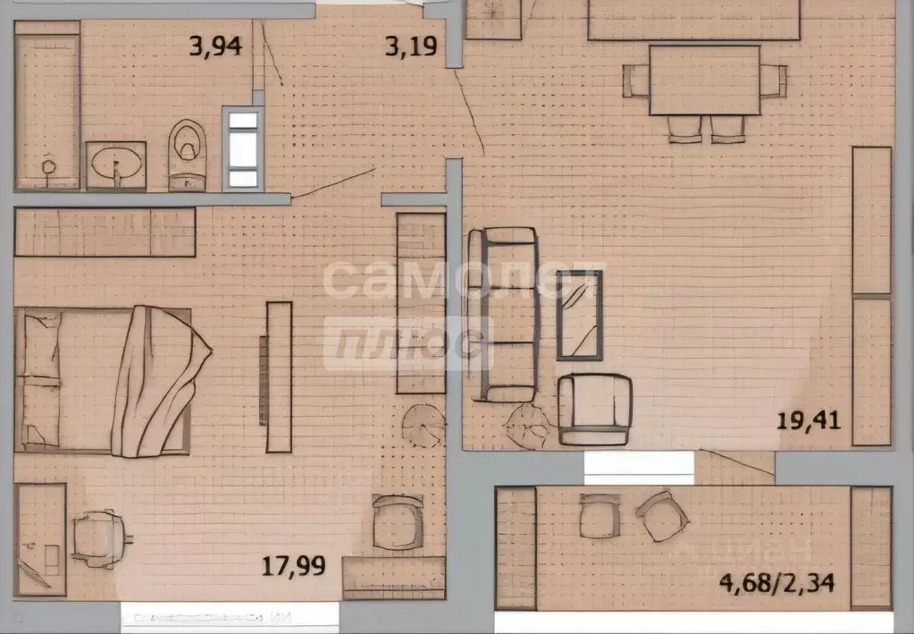 1-к кв. Челябинская область, Челябинск ул. Академика Макеева, 20 (49.7 ... - Фото 2