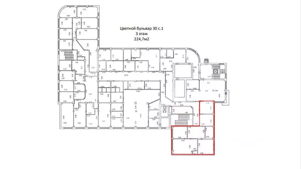 Офис в Москва Цветной бул., 30С1 (225 м) - Фото 1