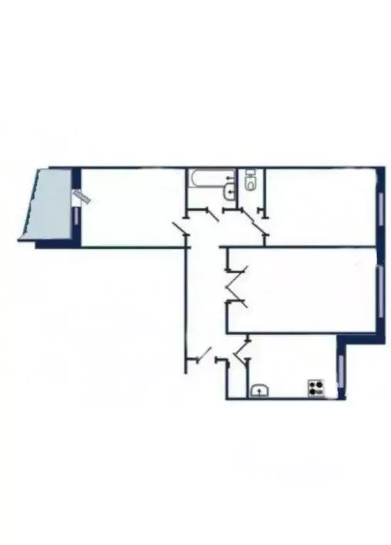 3-к кв. Челябинская область, Челябинск ул. Куйбышева, 35 (67.0 м) - Фото 0