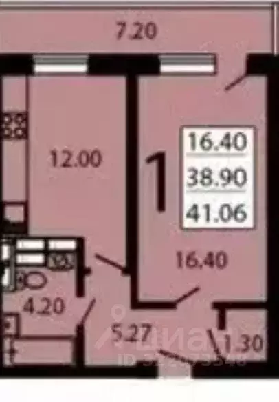 1-к кв. Воронежская область, Воронеж Московский просп., 128 (41.0 м) - Фото 1