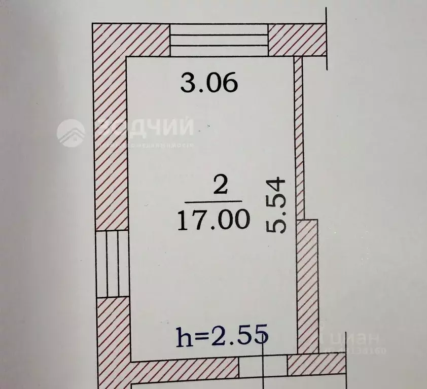 Комната Чувашия, Чебоксары ул. Космонавта Андрияна Григорьевича ... - Фото 2