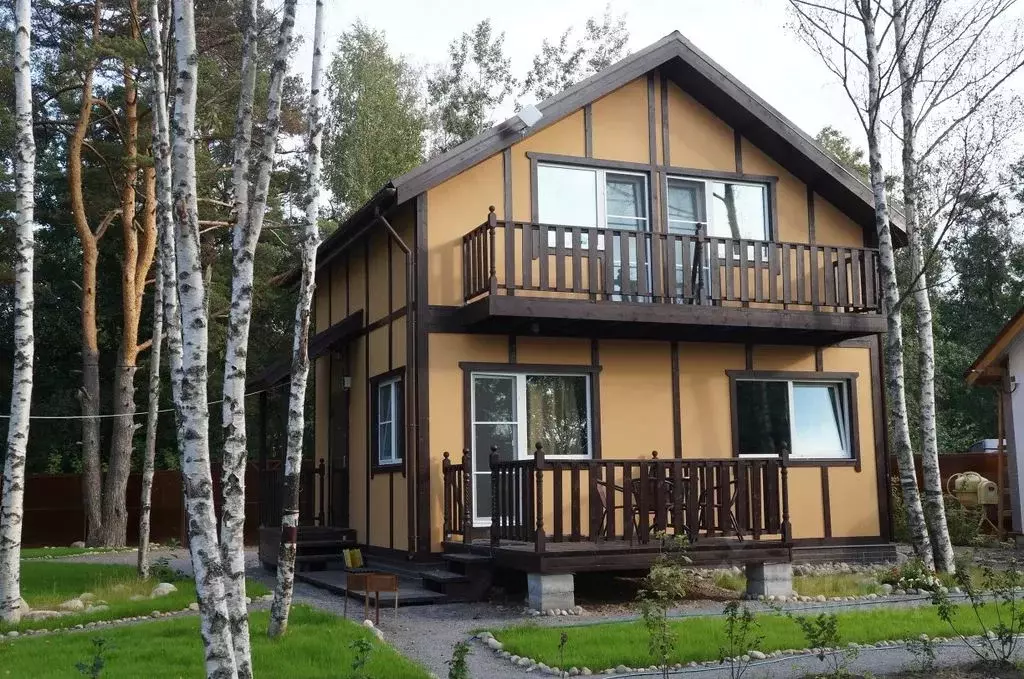 Дом в Ленинградская область, Приозерский район, Ларионовское с/пос, ... - Фото 1