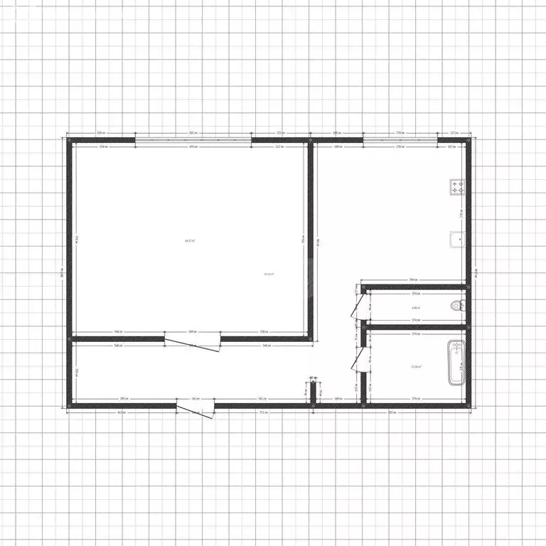 1-комнатная квартира: Ангарск, 7-й микрорайон, 1 (32.6 м) - Фото 1