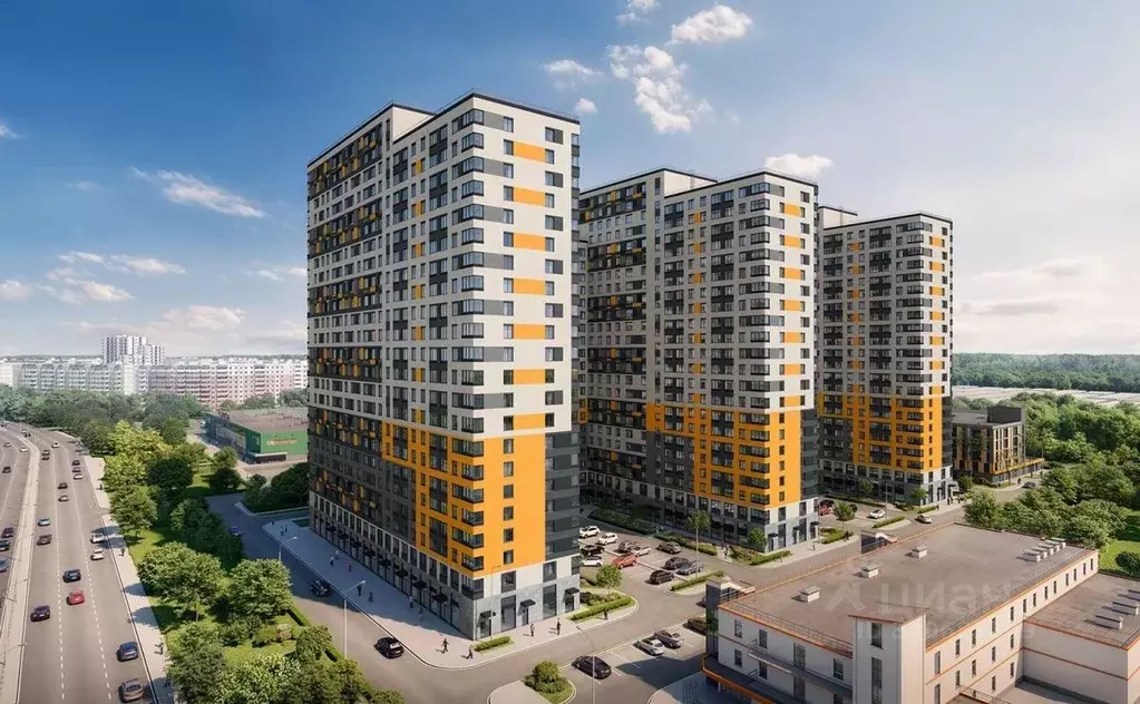 Студия Санкт-Петербург просп. Большевиков, 34к1 (20.98 м) - Фото 1