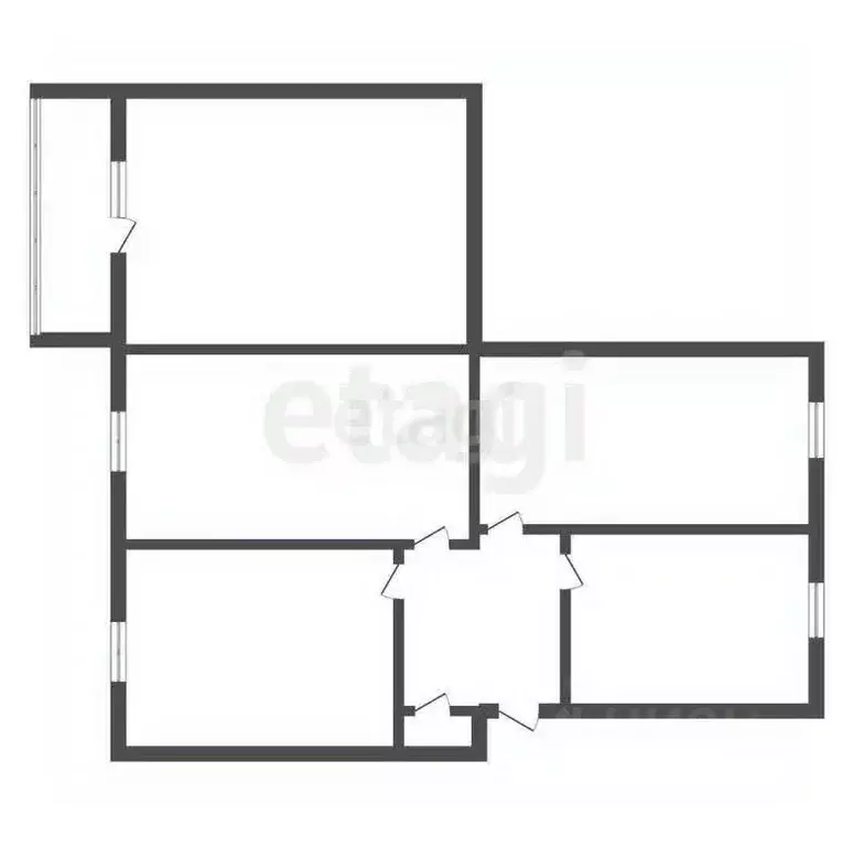 4-к кв. Амурская область, Благовещенск Красноармейская ул., 134 (67.3 ... - Фото 2