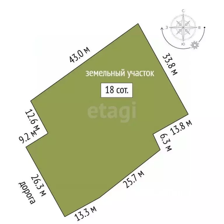 Участок в Саратовская область, Балашов ул. Софинского, 18 (18.0 сот.) - Фото 1