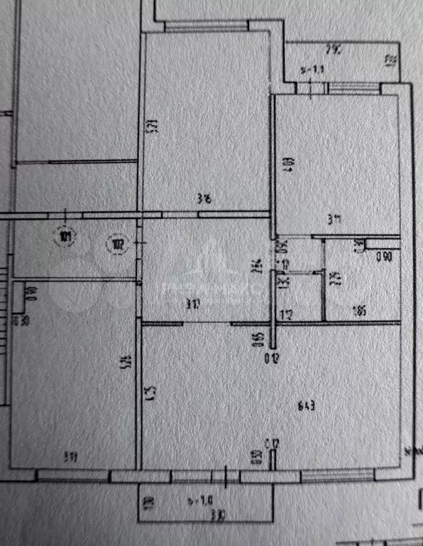 3-к. квартира, 86,6 м, 6/10 эт. - Фото 0