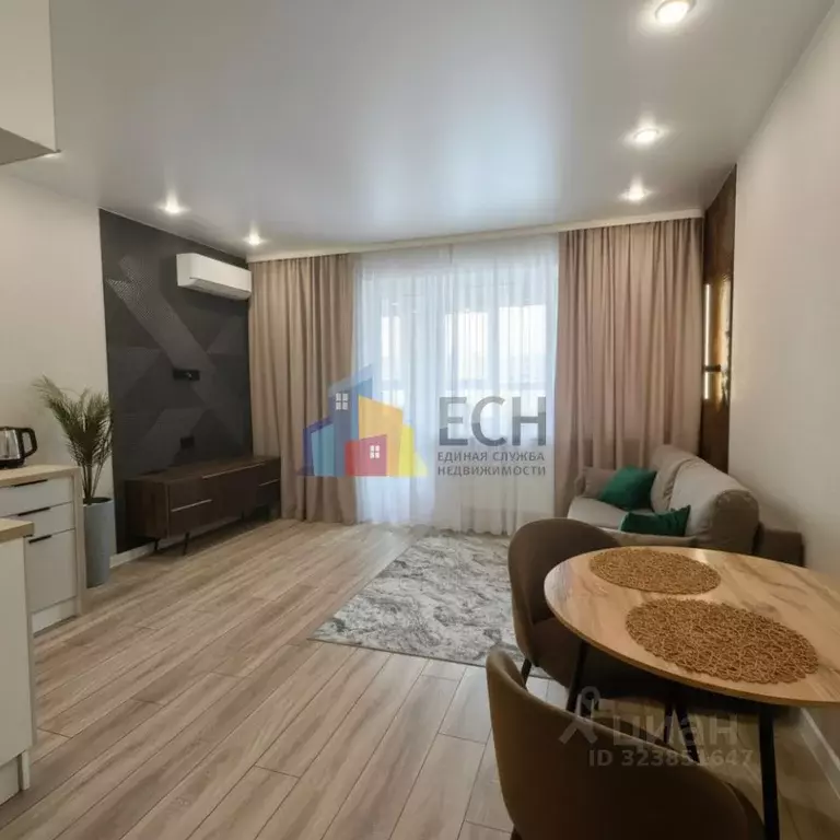 Студия Тульская область, Тула Петровский квартал мкр, ул. Маршала ... - Фото 1