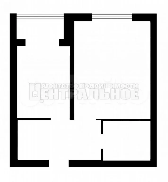 1-к. квартира, 45 м, 2/3 эт. - Фото 0