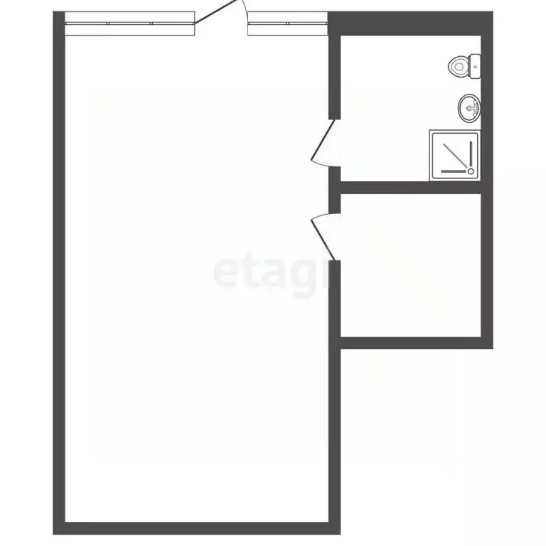 Студия Севастополь ул. Вакуленчука, 53/9 (50.7 м) - Фото 1