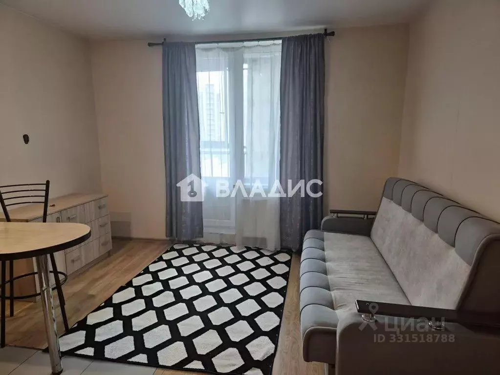 Студия Санкт-Петербург ул. Русановская, 19к1 (26.7 м) - Фото 2
