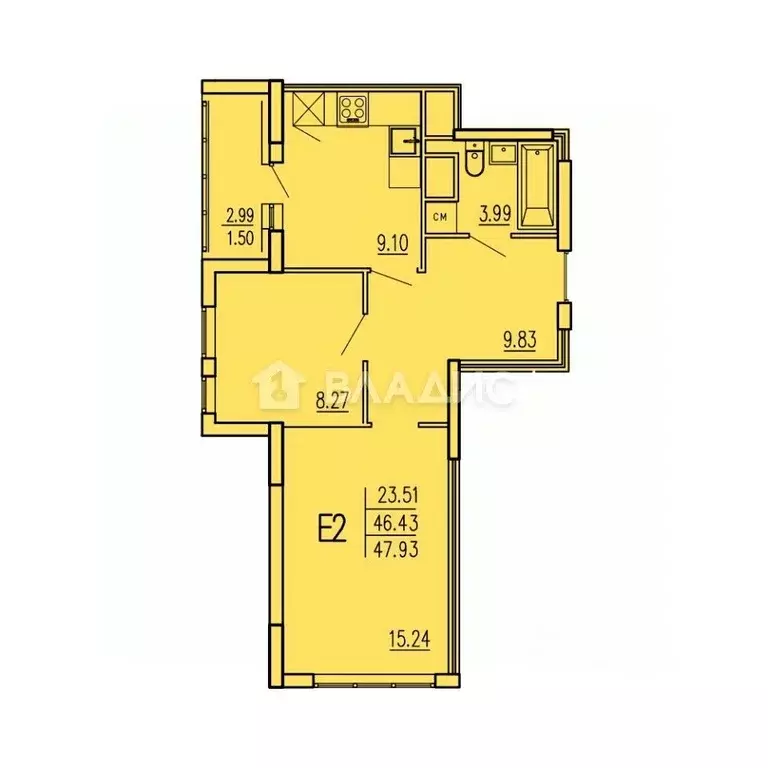 2-к кв. Пензенская область, Пенза Засурье мкр, Акварель жилой комплекс ... - Фото 1