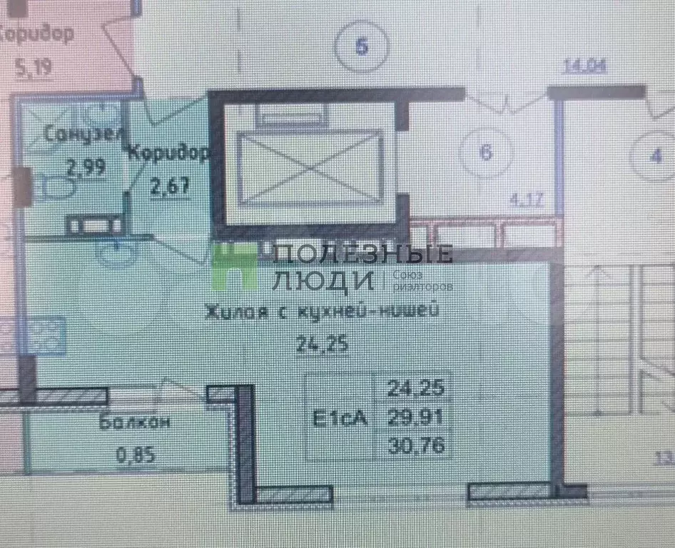 Квартира-студия, 30 м, 10/11 эт. - Фото 0