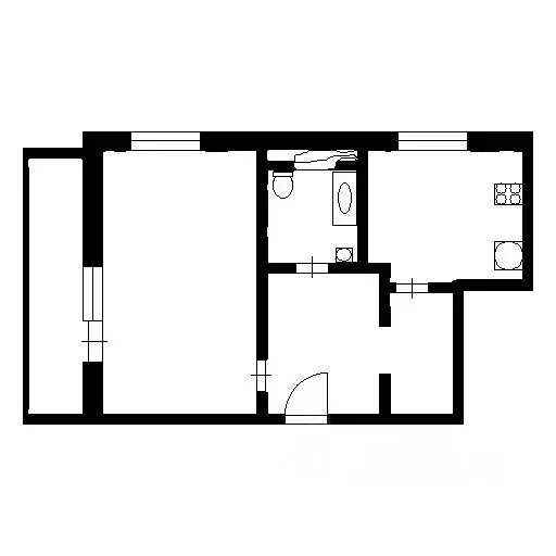 1-к кв. Севастополь ул. Комбрига Потапова, 29 (40.0 м) - Фото 2