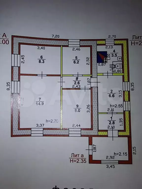 Дом 54 м на участке 5 сот. - Фото 0