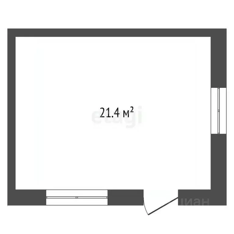 Комната Ямало-Ненецкий АО, Новый Уренгой Таежная ул., 88 (21.4 м) - Фото 2