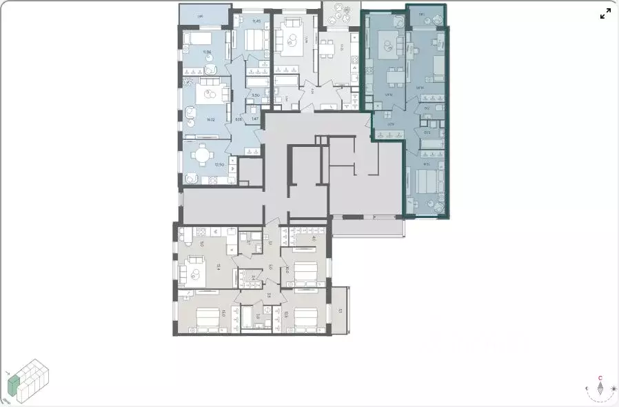 3-к кв. Московская область, Одинцовский городской округ, с. ... - Фото 2