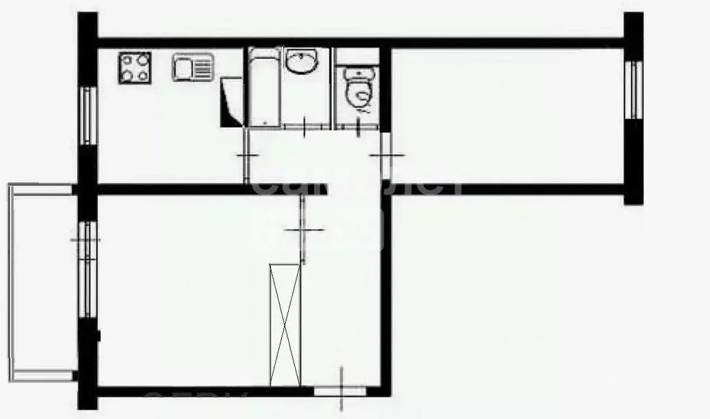 2-к кв. Калужская область, Калуга Турынино мкр, ул. Льва Толстого, 8 ... - Фото 2