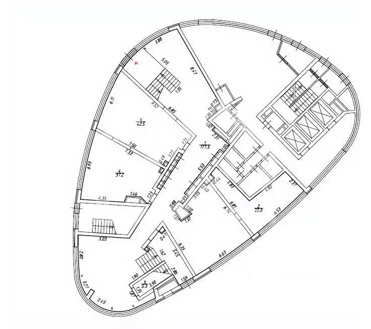 Помещение свободного назначения в Москва Нахимовский просп., 31к3 (550 ... - Фото 2