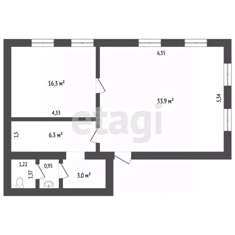 Офис в Севастополь просп. Победы, 44/2 (64 м) - Фото 2