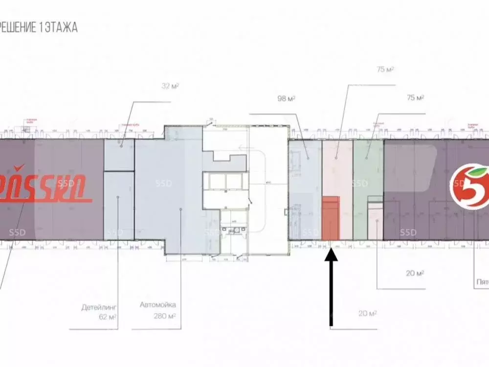 Помещение свободного назначения в Москва Пяловская ул., 1 (17 м) - Фото 2