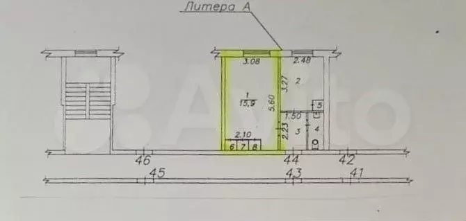 Комната 17,1 м в 2-к., 3/5 эт. - Фото 0