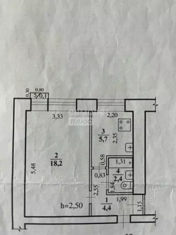 1-к кв. Забайкальский край, Чита ул. Текстильщиков, 3 (30.8 м) - Фото 1