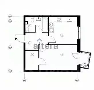 1-к кв. Татарстан, Казань ул. Гаврилова, 5Вк2 (42.48 м) - Фото 0