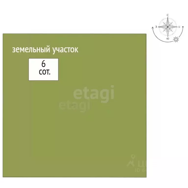 Участок в Нижегородская область, Выкса Труд садовые участки, 334 (6.0 ... - Фото 1
