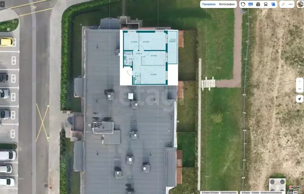 3-к кв. Ленинградская область, Всеволожск ул. Кленовая роща, 1к2 (76.8 ... - Фото 2